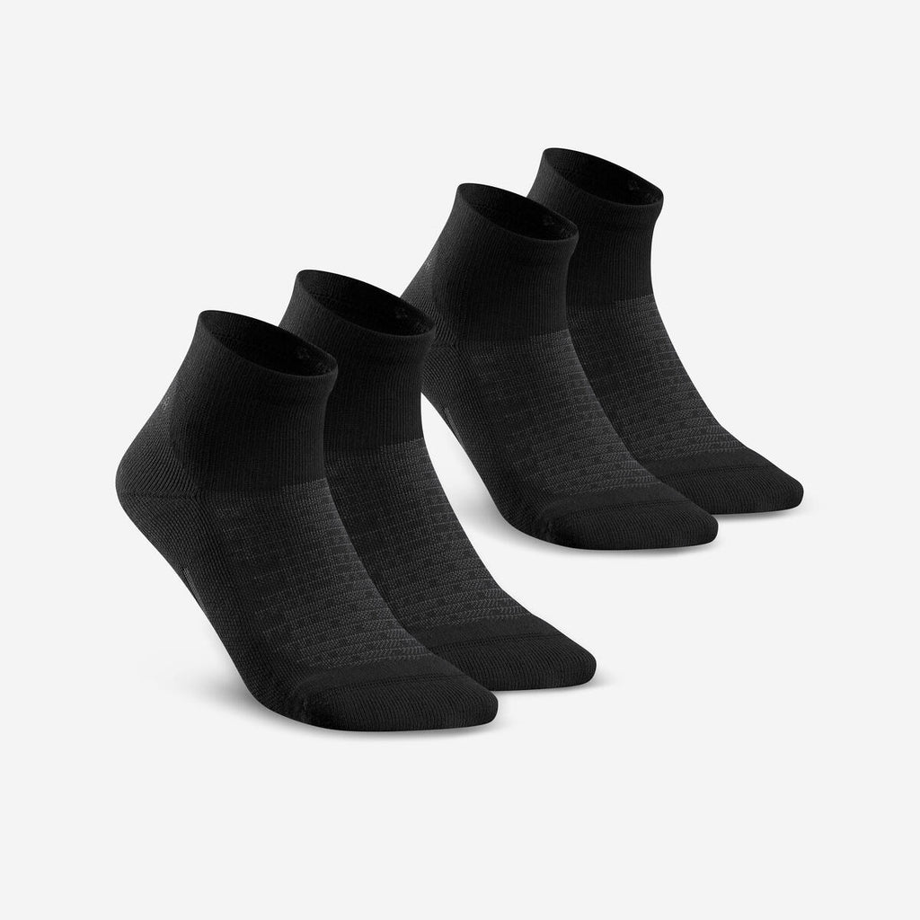 Chaussettes de randonnée mid adulte, lot de 2 paires – Quechua Hike 100 – photo 1