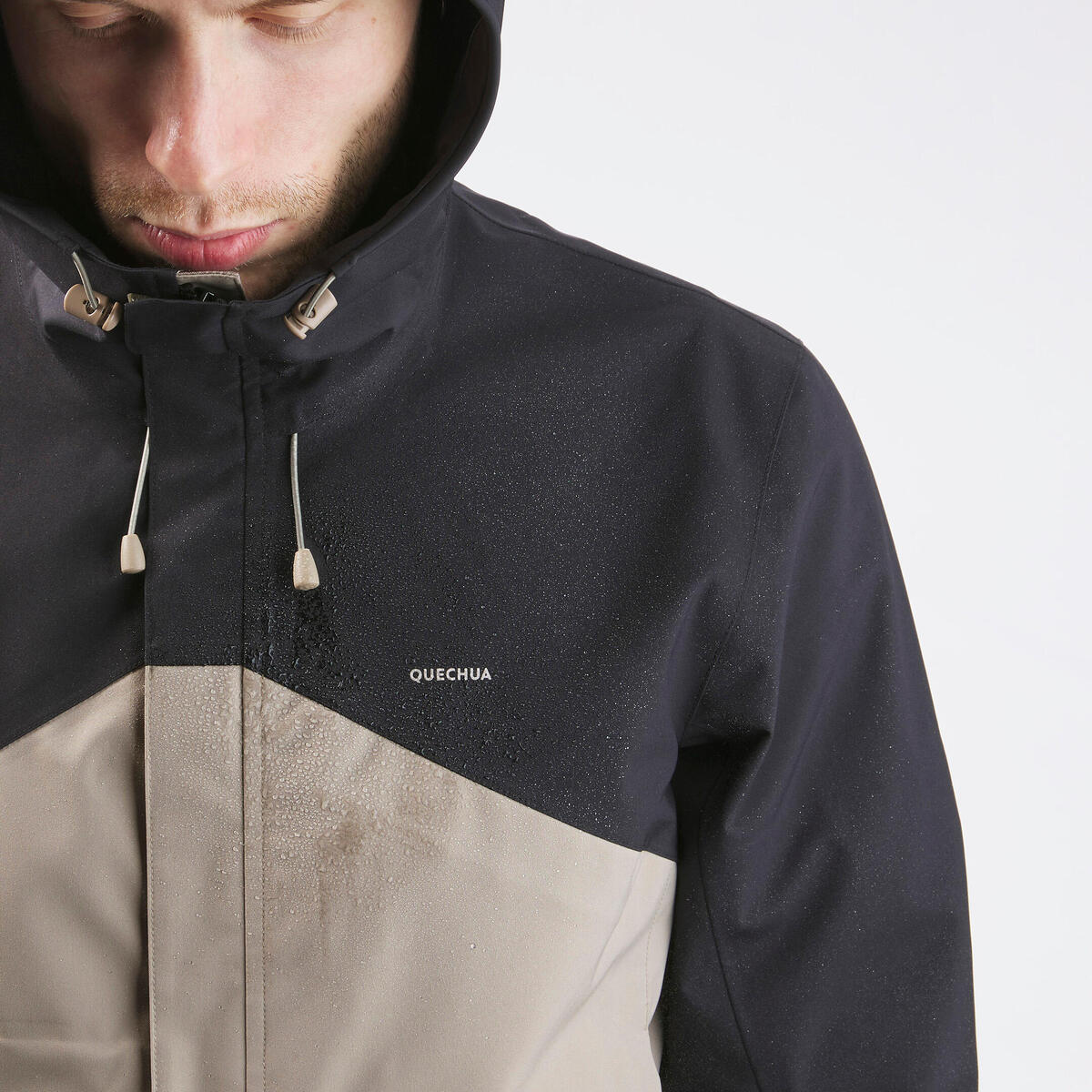 Veste de randonnée imperméable et légère homme – Quechua MH100 – photo 2