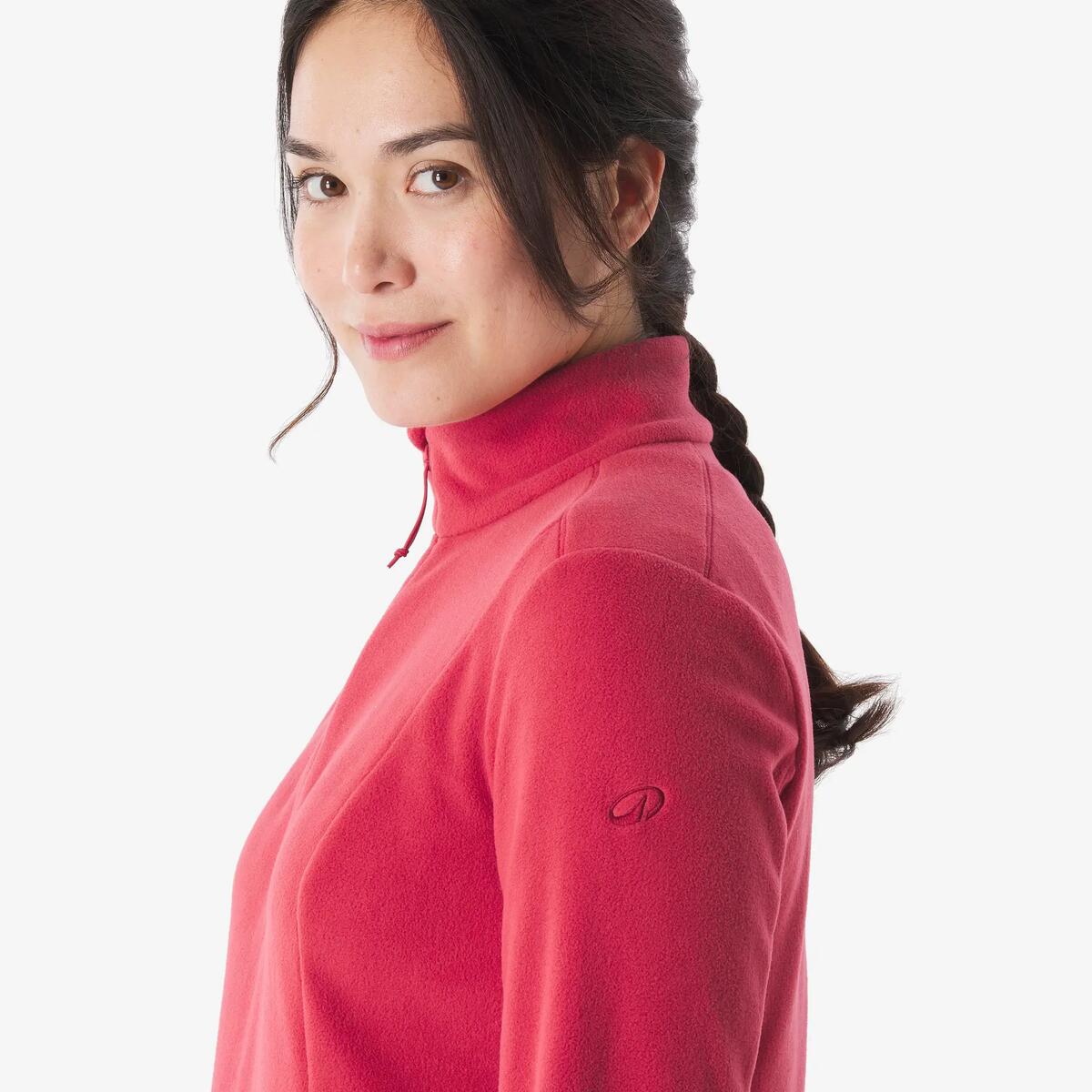 Polaire de randonnée demi-zip femme – Quechua MH100 – photo 4
