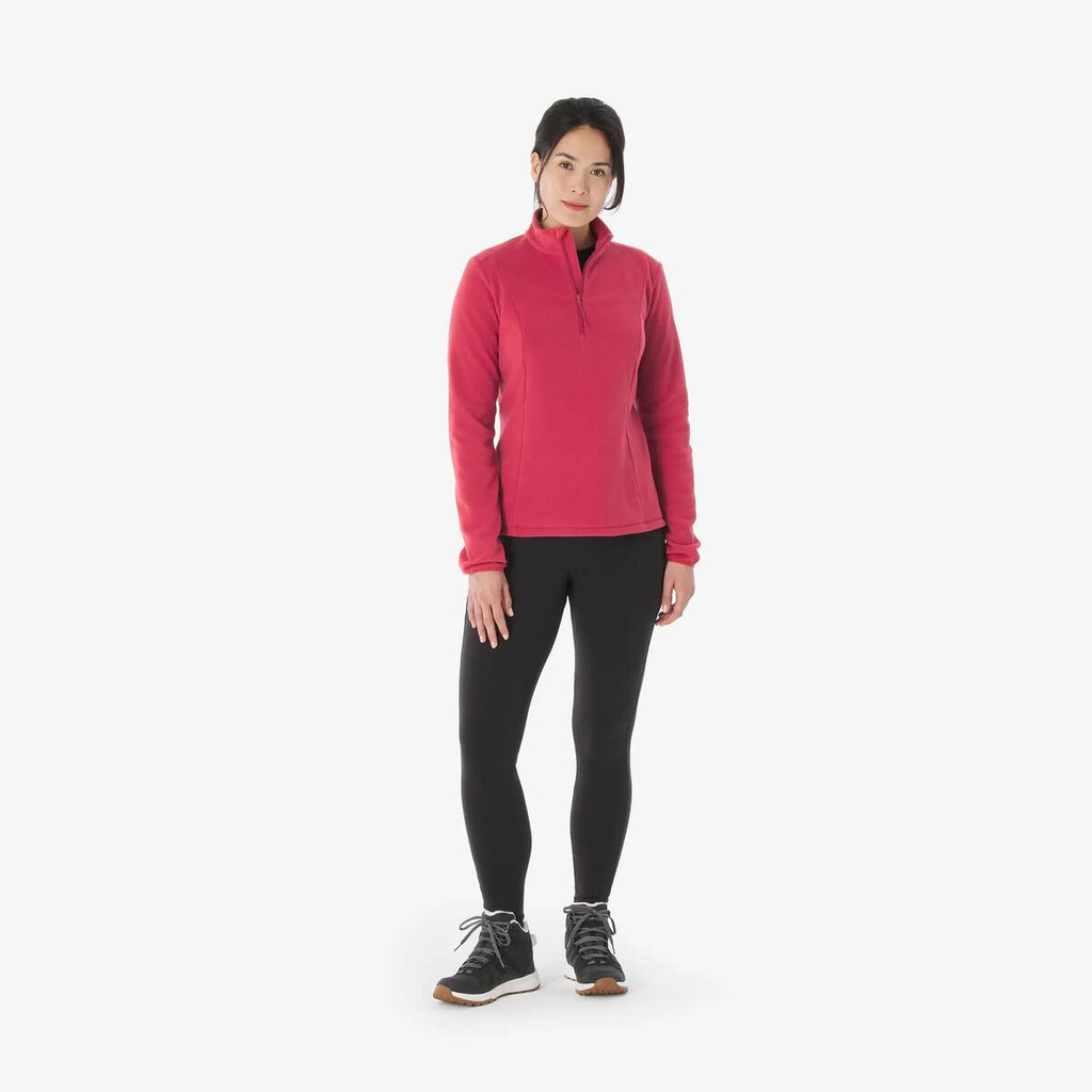 Polaire de randonnée demi-zip femme – Quechua MH100 – photo 2