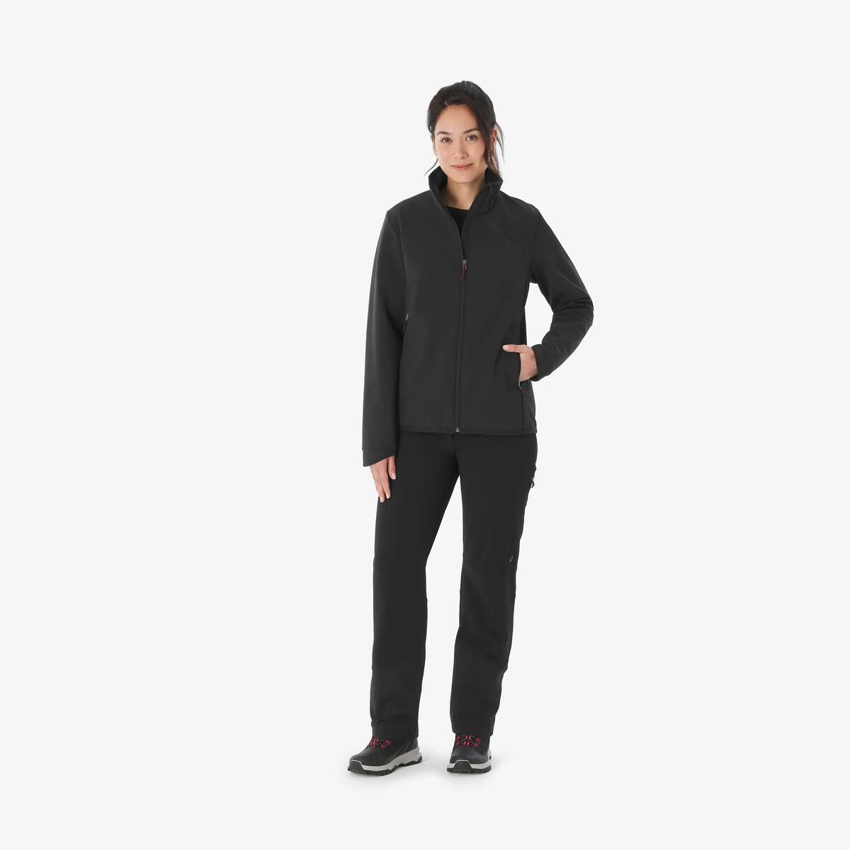 Veste softshell coupe-vent de randonnée femme – Quechua MT100 – photo 2