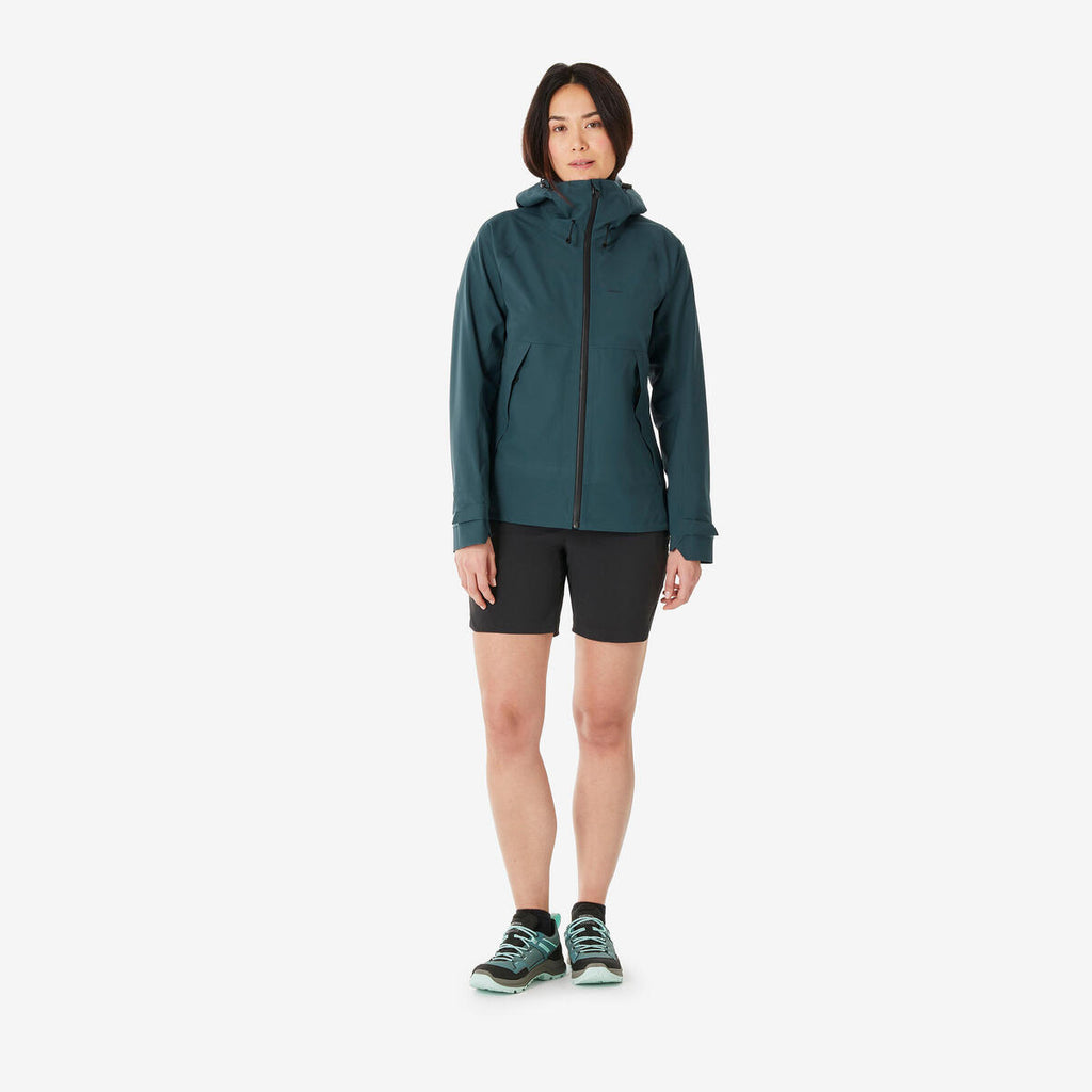 Veste de randonnée imperméable femme – Quechua MH500 – photo 2