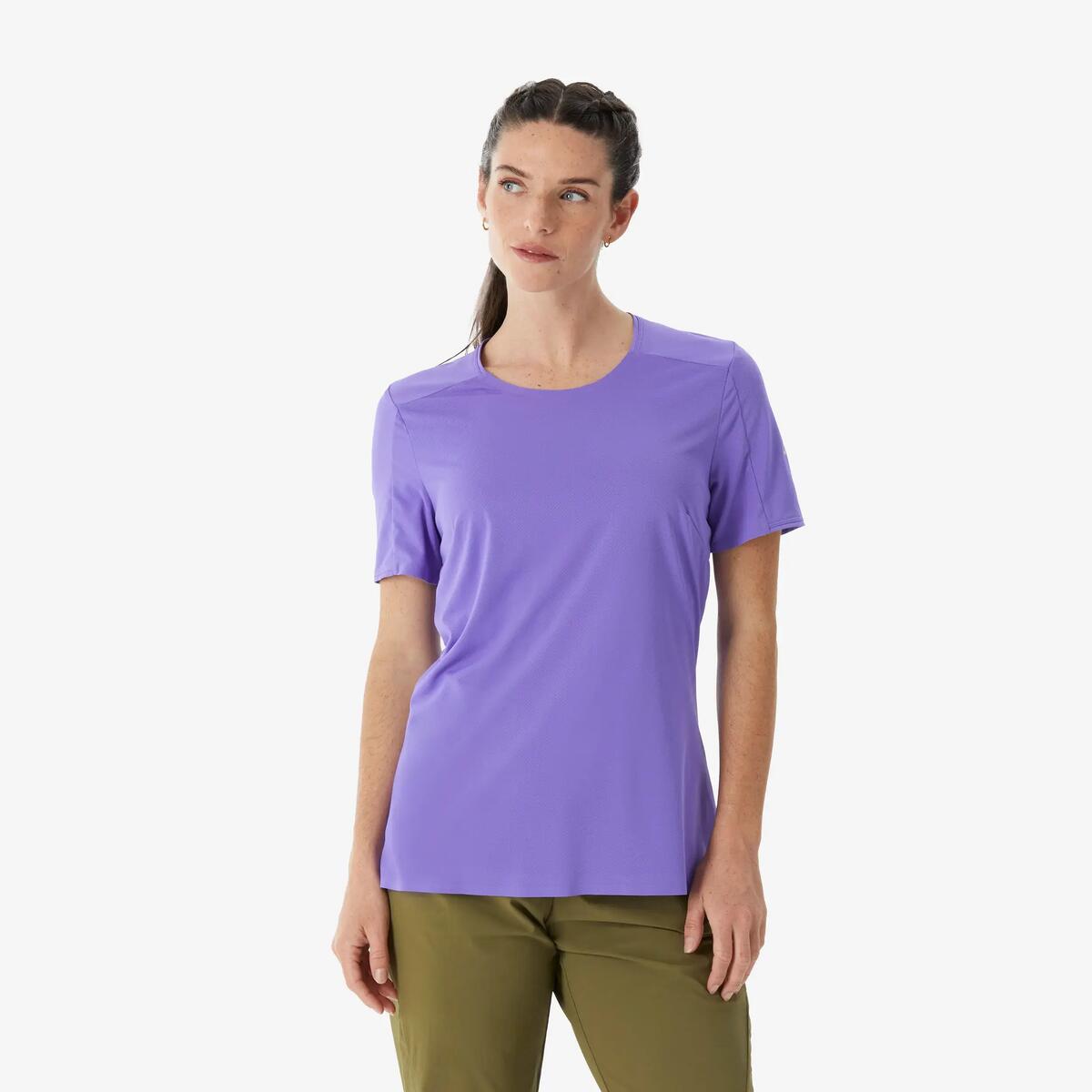 T-shirt de randonnée manches courtes femme – Quechua MH500 – photo 4