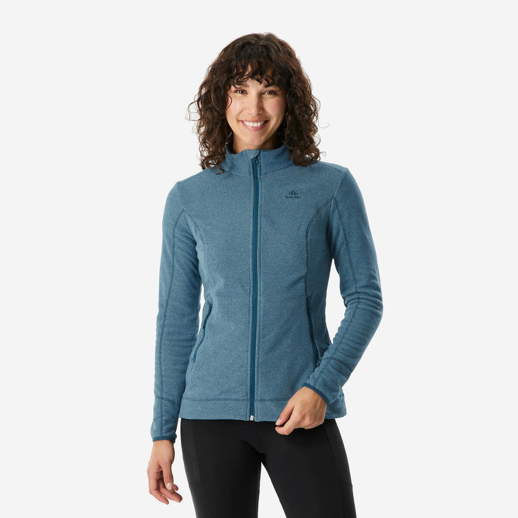 Polaire de randonnée full zip femme – Quechua MH100 – photo 4
