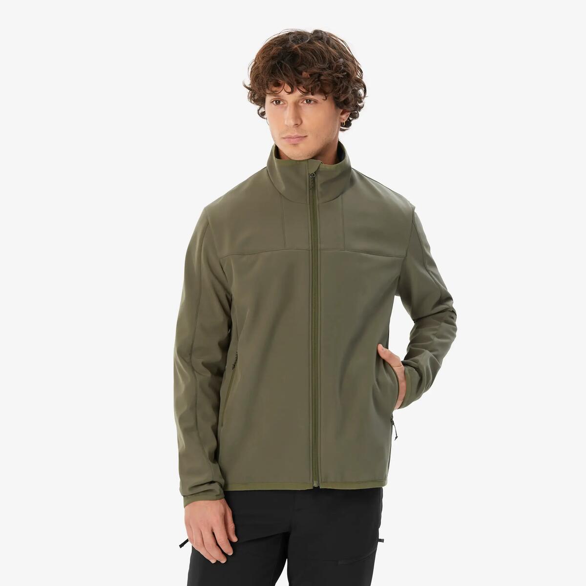 Veste softshell coupe-vent de randonnée homme – Quechua MT100 – photo 1