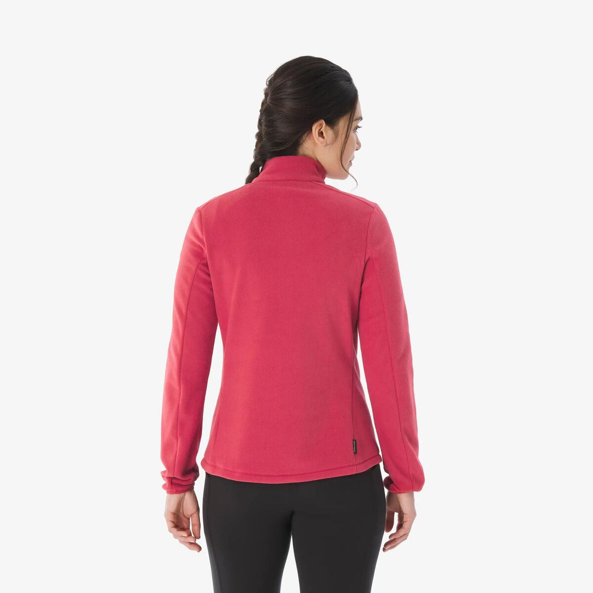 Polaire de randonnée demi-zip femme – Quechua MH100 – photo 3
