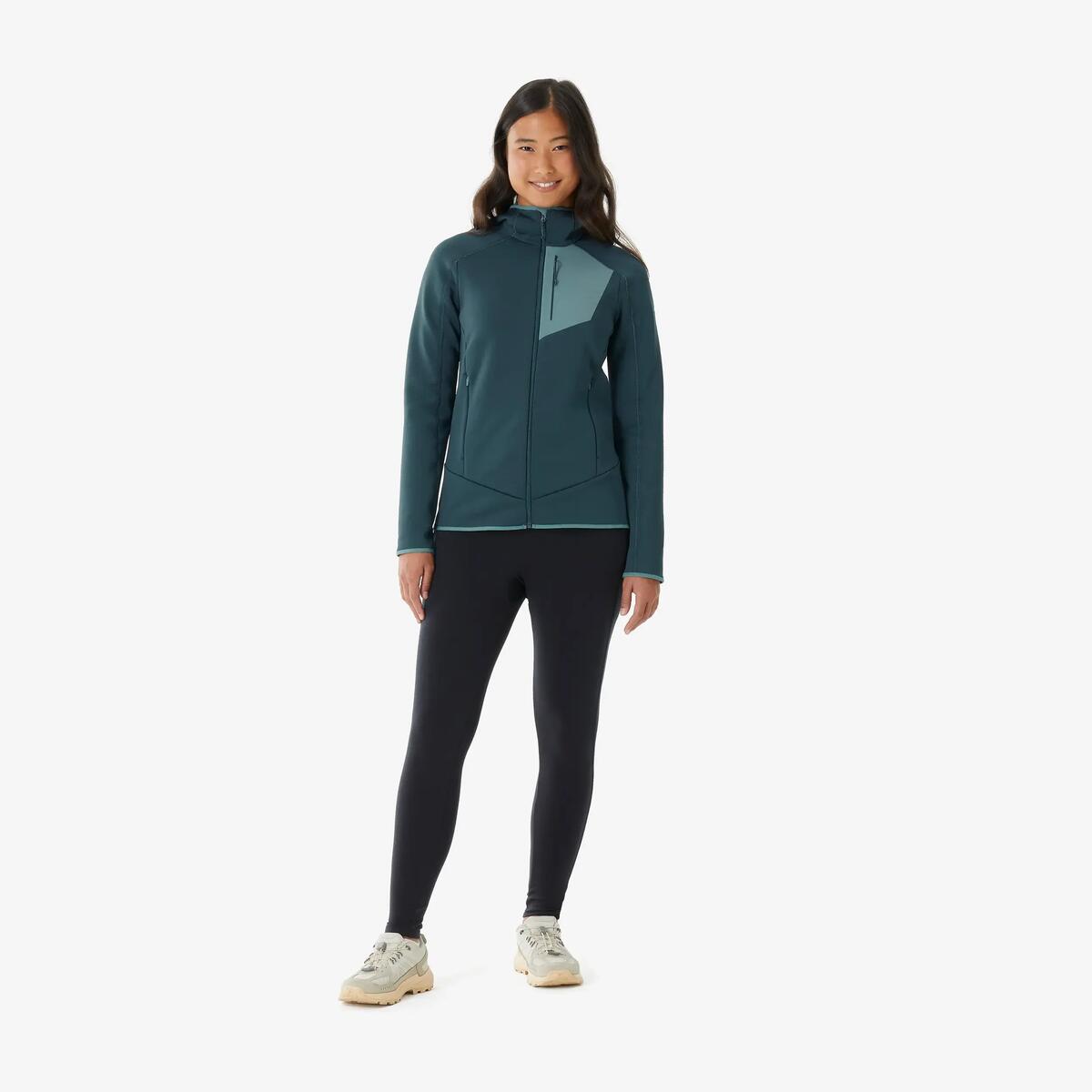 Polaire chaude de randonnée full zip femme – Quechua MH500 – photo 4