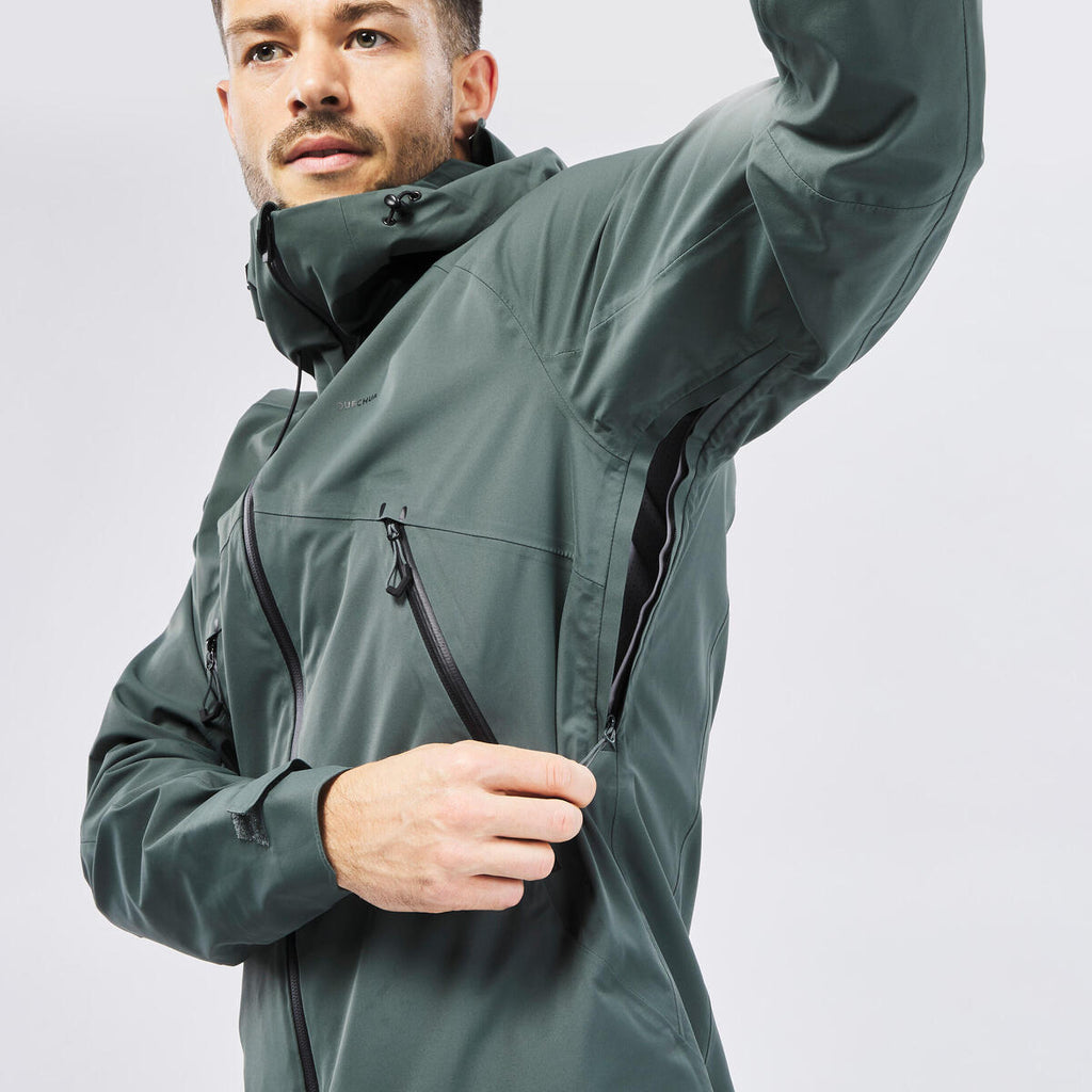 Veste imperméable et respirante de randonnée homme – Quechua MH500 – photo 4