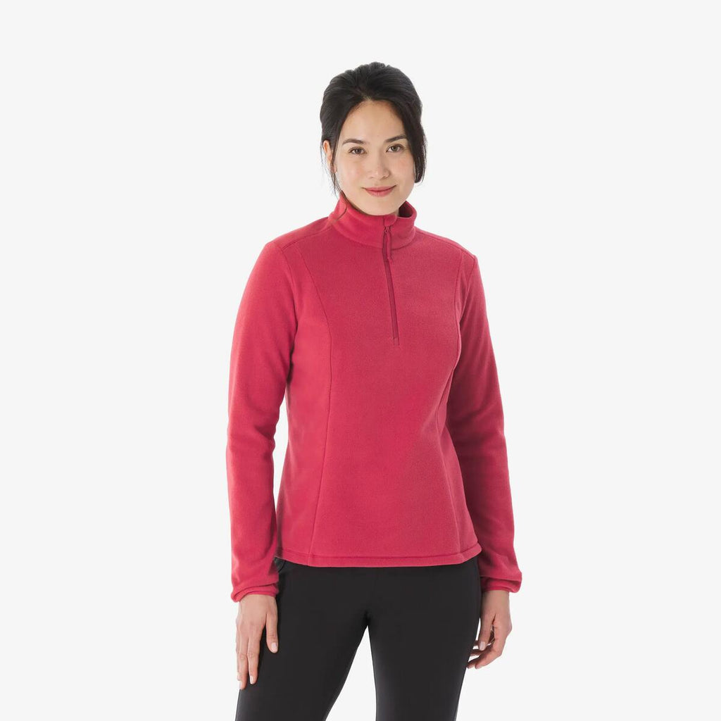 Polaire de randonnée demi-zip femme – Quechua MH100 – photo 1