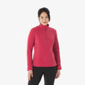 Polaire de randonnée demi-zip femme – Quechua MH100 – photo 1