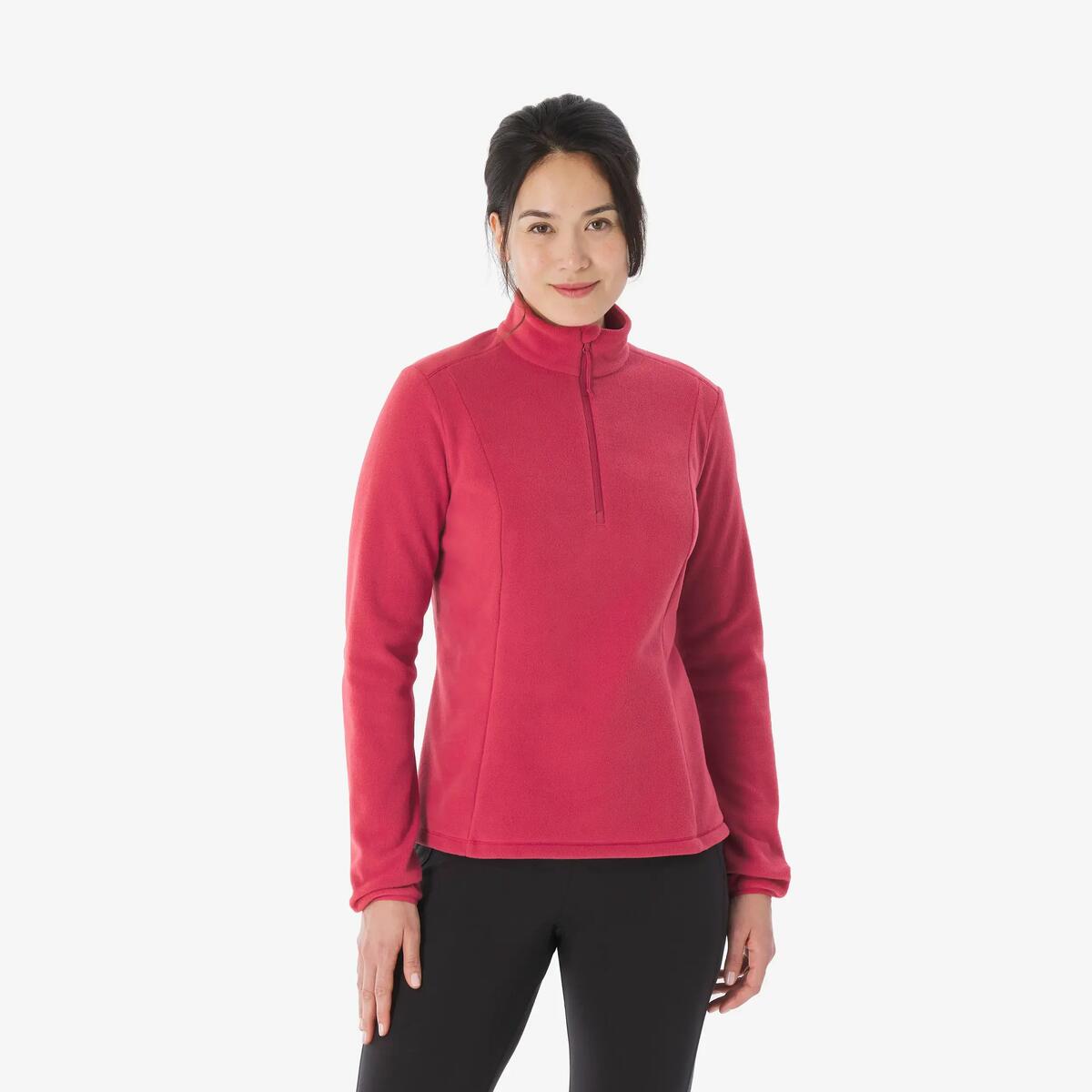 Polaire de randonnée demi-zip femme – Quechua MH100 – photo 1