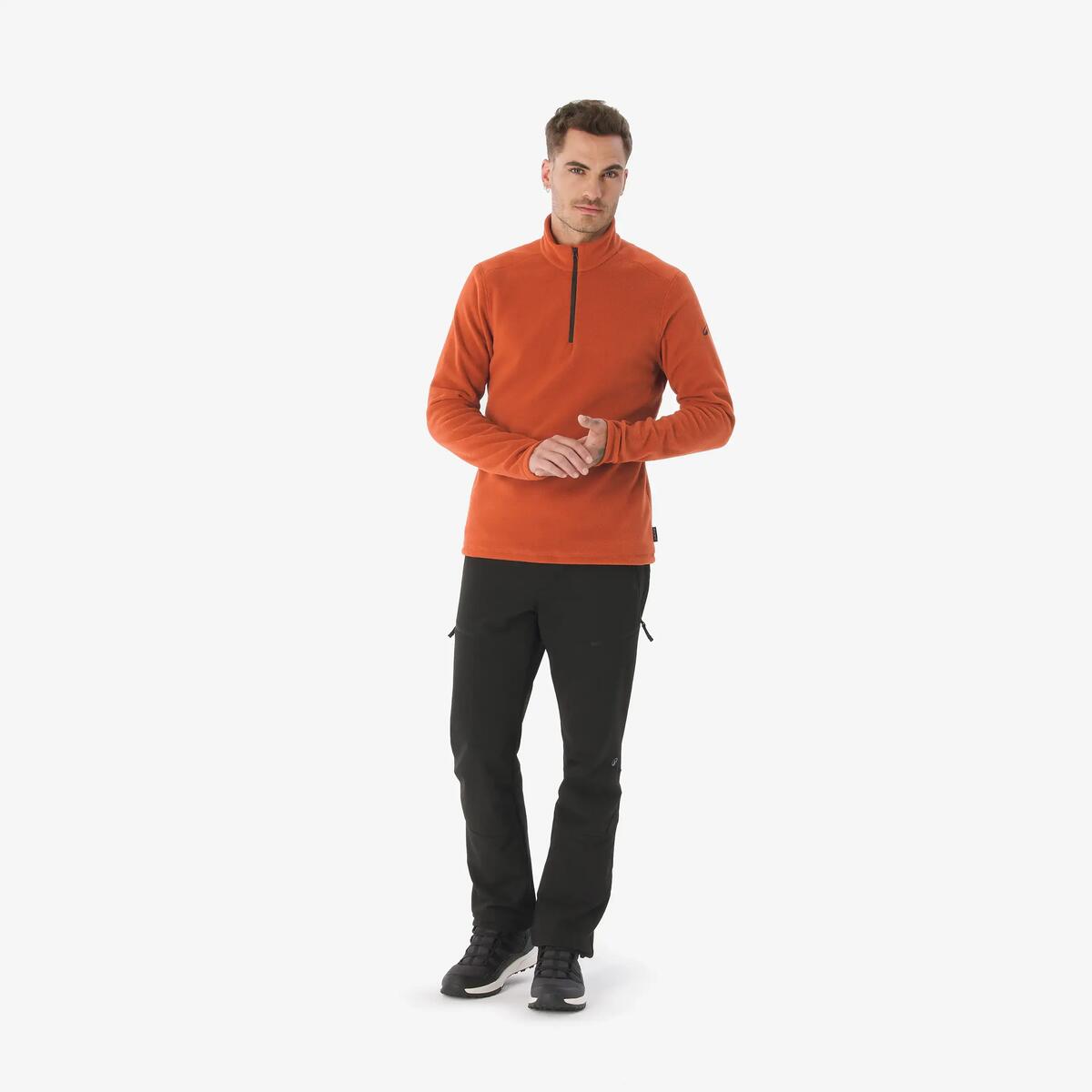 Polaire de randonnée demi-zip homme – Quechua MH100 – photo 2