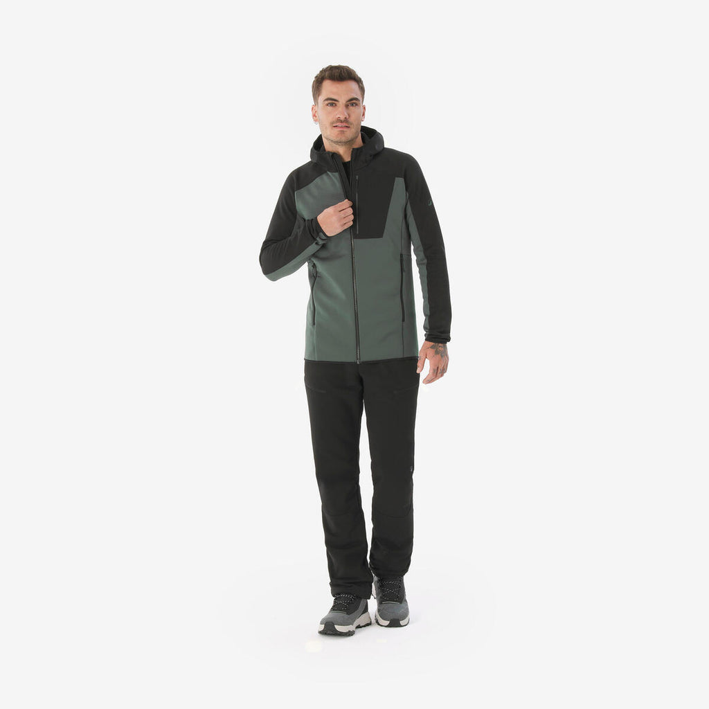 Polaire chaude de randonnée full zip homme – Quechua MH500 – photo 2