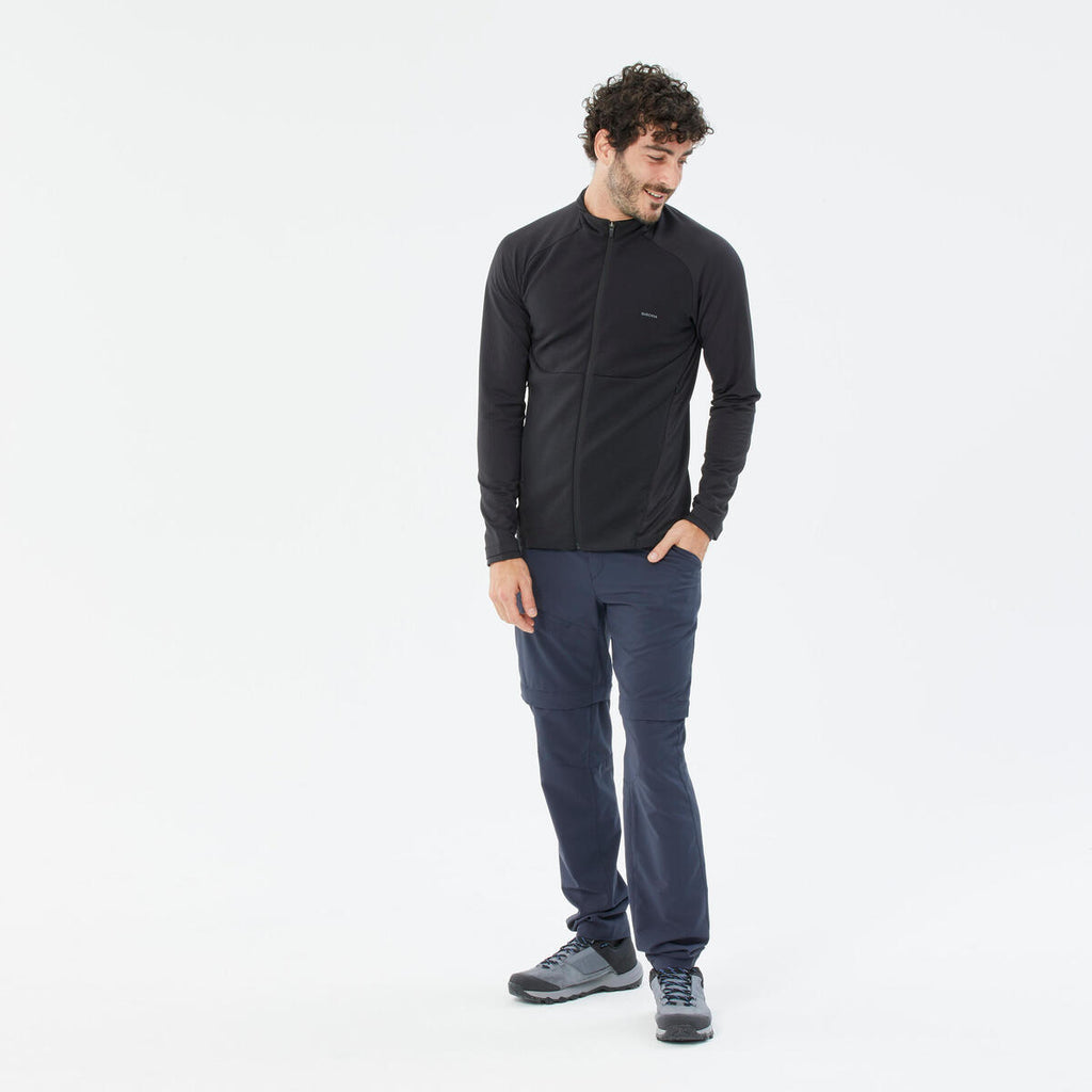 Polaire légère de randonnée full zip homme – Quechua MH500 Light – photo 1