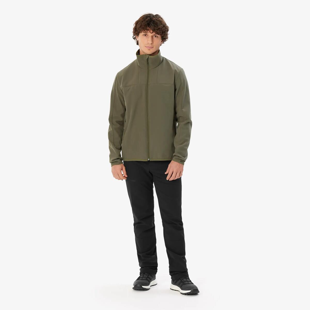 Veste softshell coupe-vent de randonnée homme – Quechua MT100 – photo 2