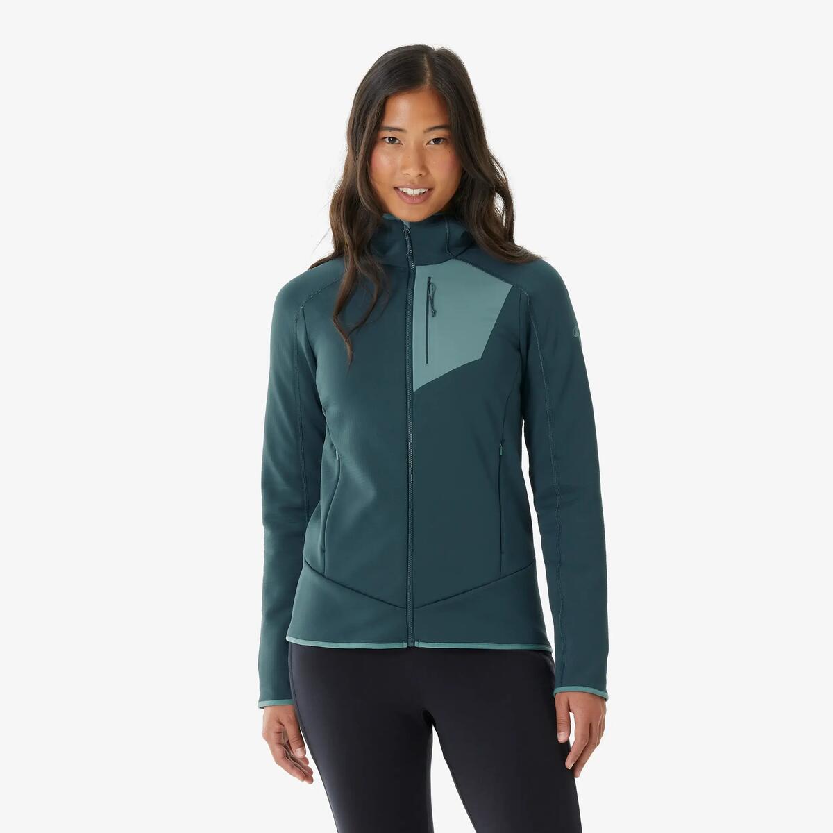 Polaire chaude de randonnée full zip femme – Quechua MH500 – photo 1