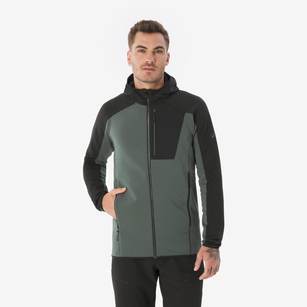 Polaire chaude de randonnée full zip homme – Quechua MH500 – photo 1