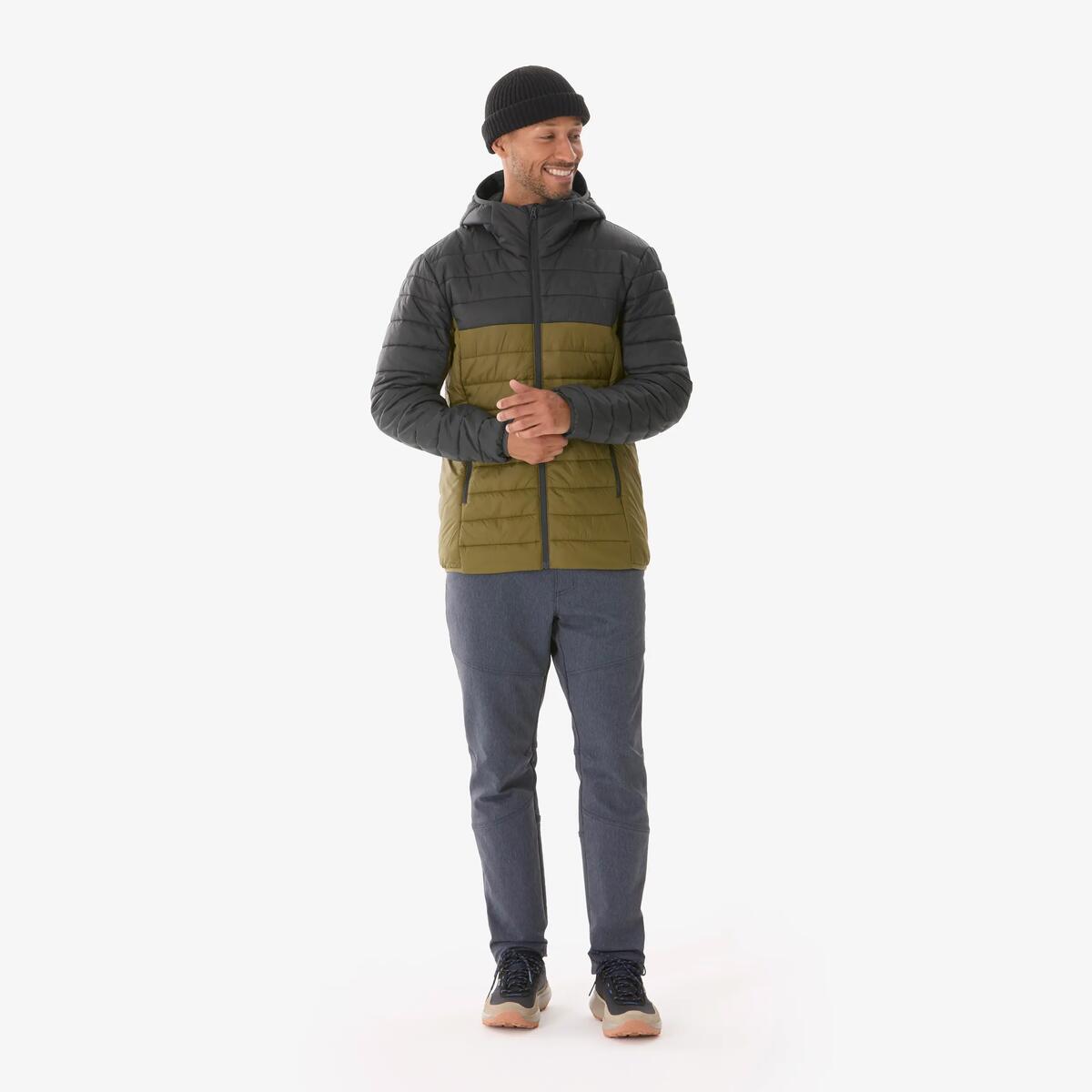 Doudoune de randonnée à capuche homme – Quechua MH500 – photo 2