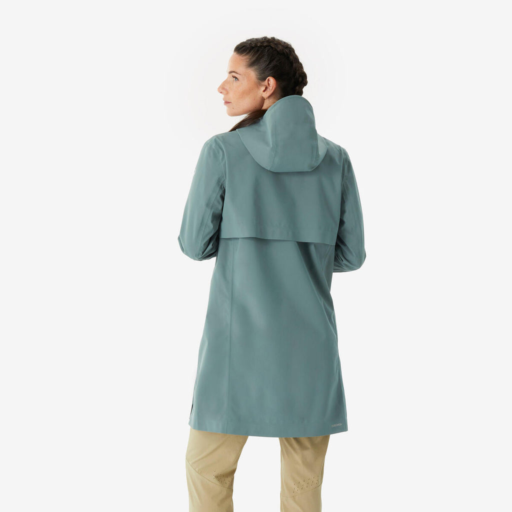 Veste de randonnée longue imperméable femme – Quechua MH100 – photo 4