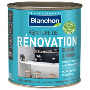 Peinture de rénovation meubles, plans de travail et carrelage mural – Blanchon