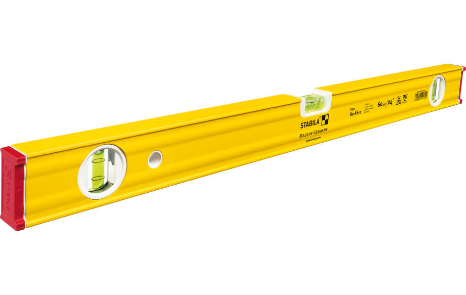 Niveau à bulle de maçon type 80 AS-2 – Stabila – 120 cm – photo 2