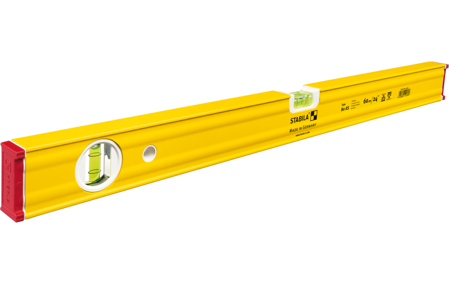 Set de 3 niveaux à bulle – PRO SET 80 AS 19714 – Stabila – 120 cm + 60 cm + 30 cm + housse