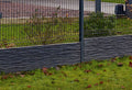 Plaque de soubassement béton imitation ardoise 250 x 24 cm