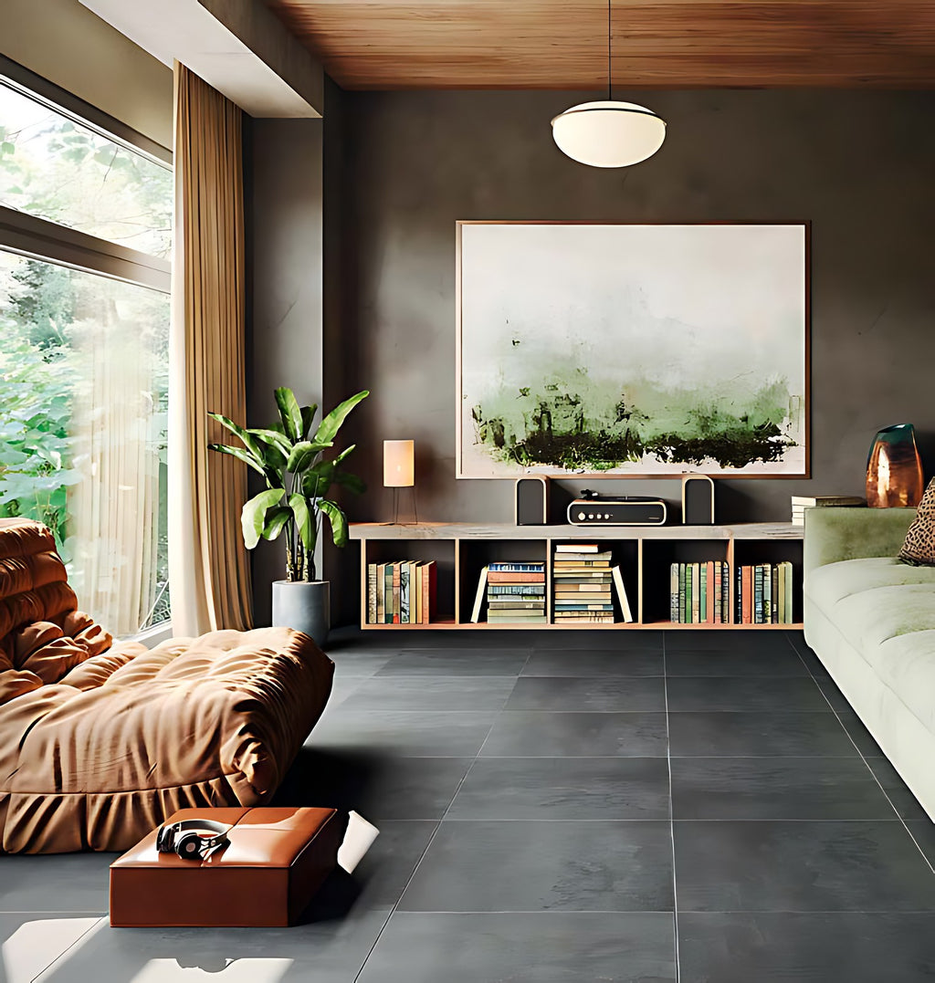 Carrelage sol grès émaillé Infinity 33 x 33 cm mat
