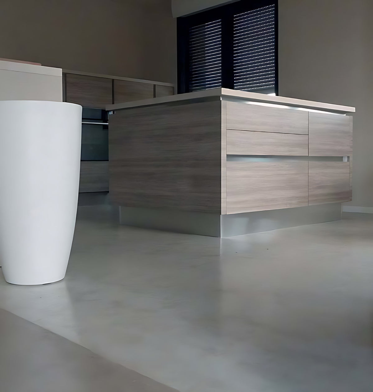 Kit béton ciré Terrazzo pour murs et sols, intérieur et extérieur