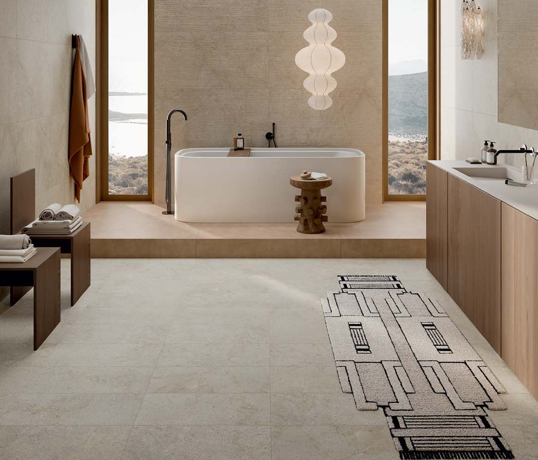 Carrelage sol grès cérame Cocooning 60 x 120 cm rectifié
