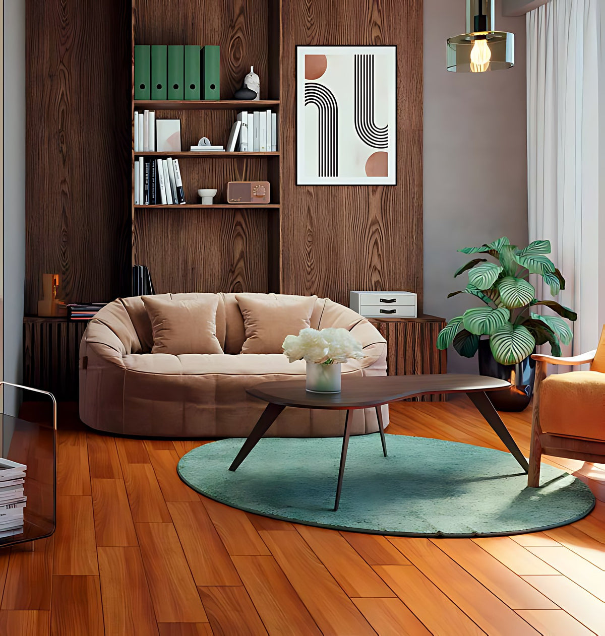Parquet contrecollé bambou Résonance horizontal 980 x 128 mm