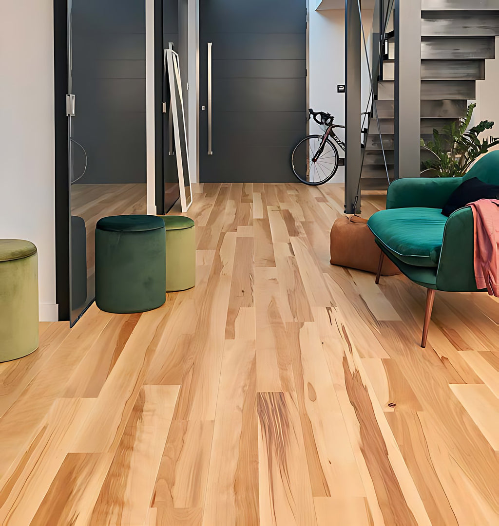 Parquet contrecollé hêtre flammé Diva 139 / 14 mm Clic