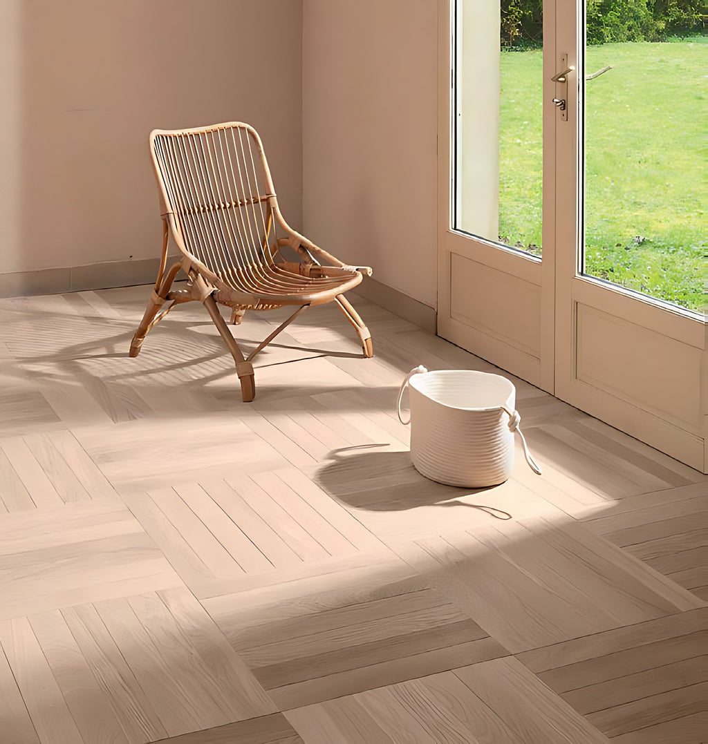 Parquet chêne 10 mm Inspiration Écume, choix mixte