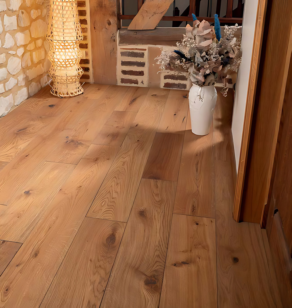 Parquet massif chêne Collection Standing 20 mm, largeur 180 mm