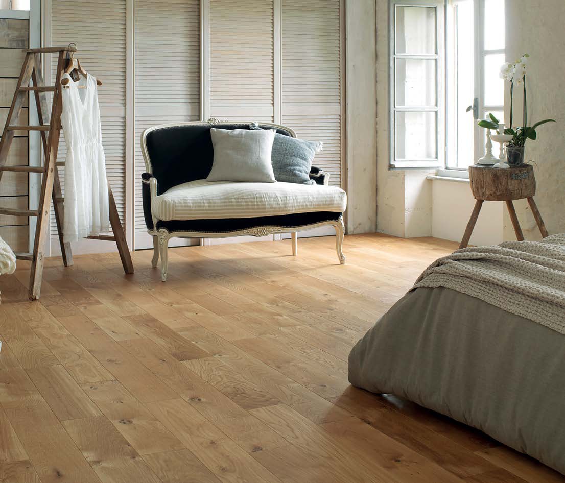 Parquet massif chêne Sonate 140 rainure-languette 14 mm