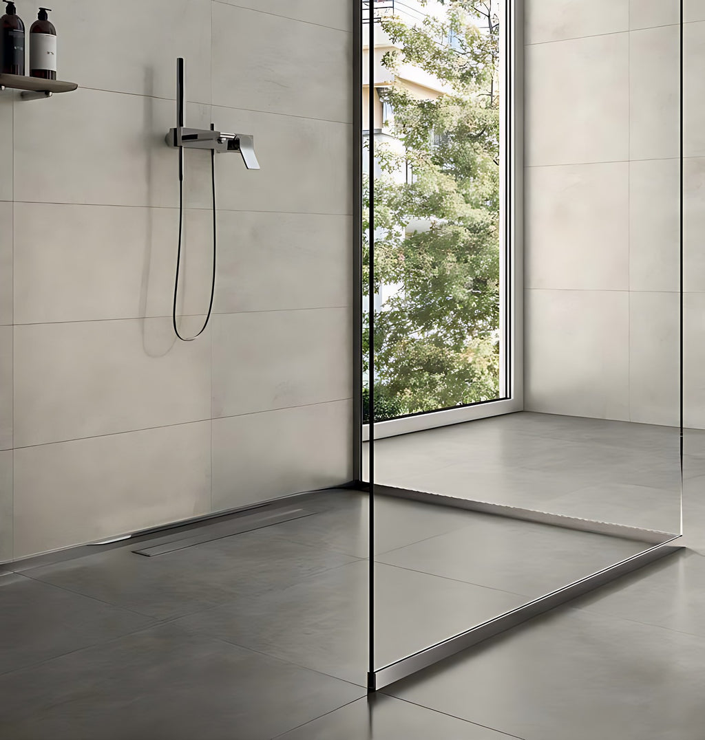 Faïence murale Chill aspect béton 30 x 60 cm mate