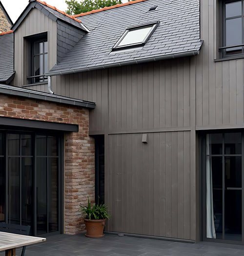 Bardage Essentiel en épicéa avec saturateur, profil Inca