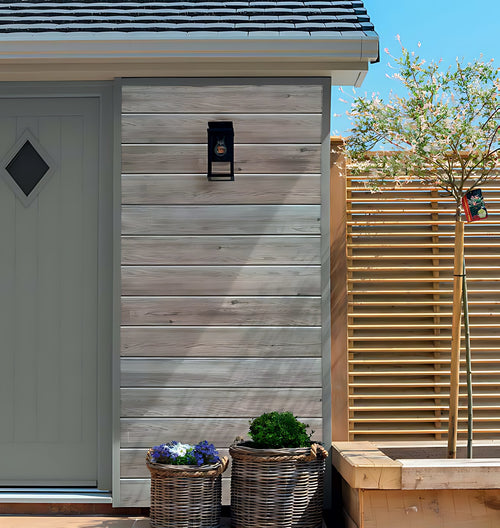 Bardage PVC Fortex Clic Naturale aspect bois vernis