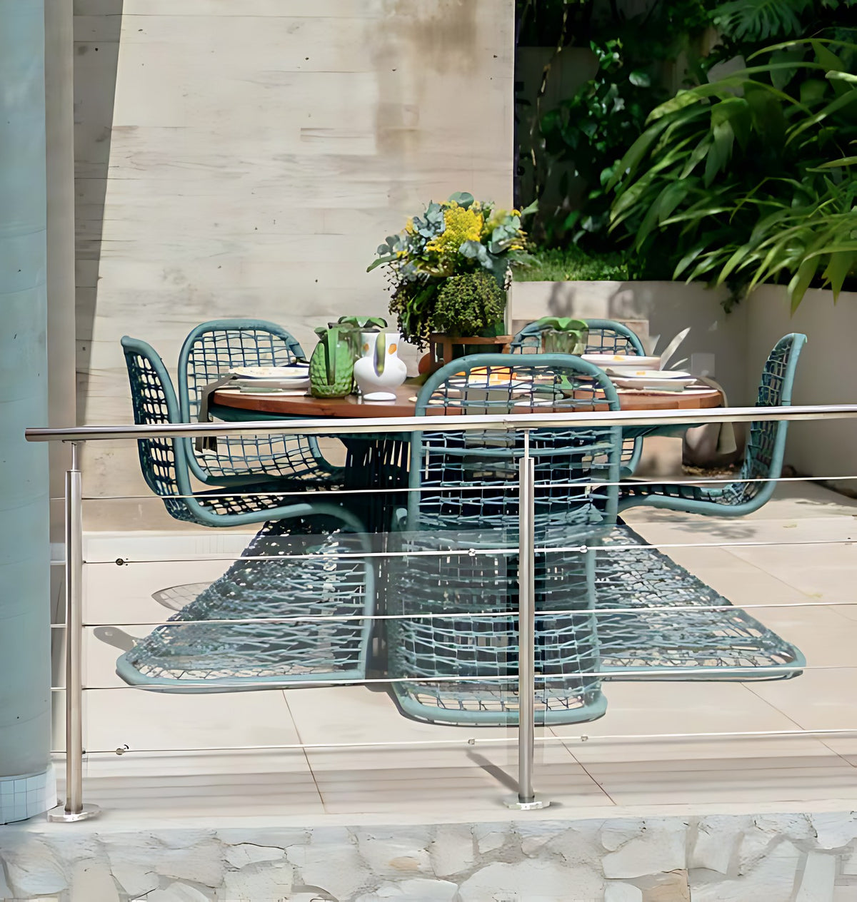 Garde-corps inox Inoca prêt à poser, kit de 2,40 m