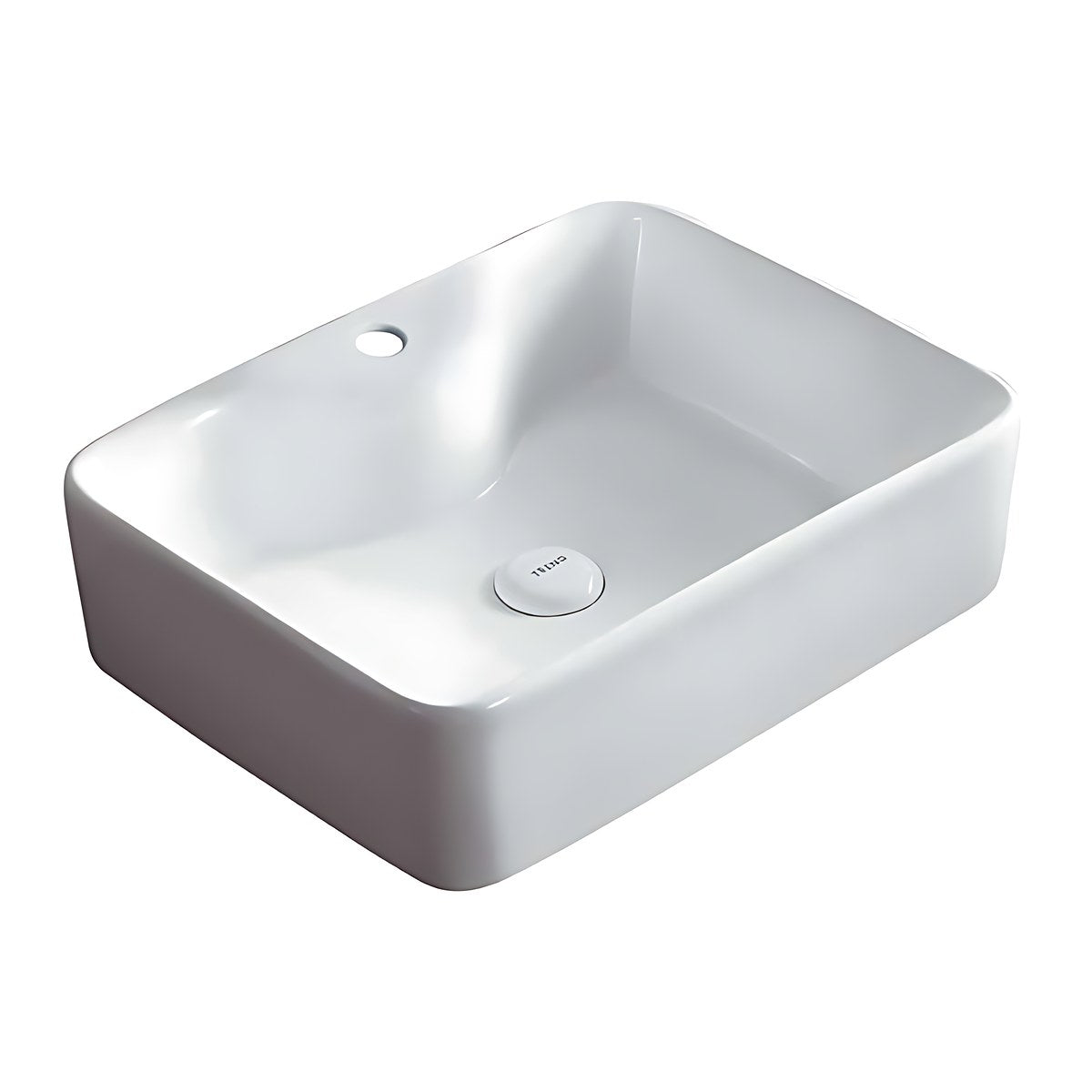 Vasque à poser Zao blanche, Ø 40 cm