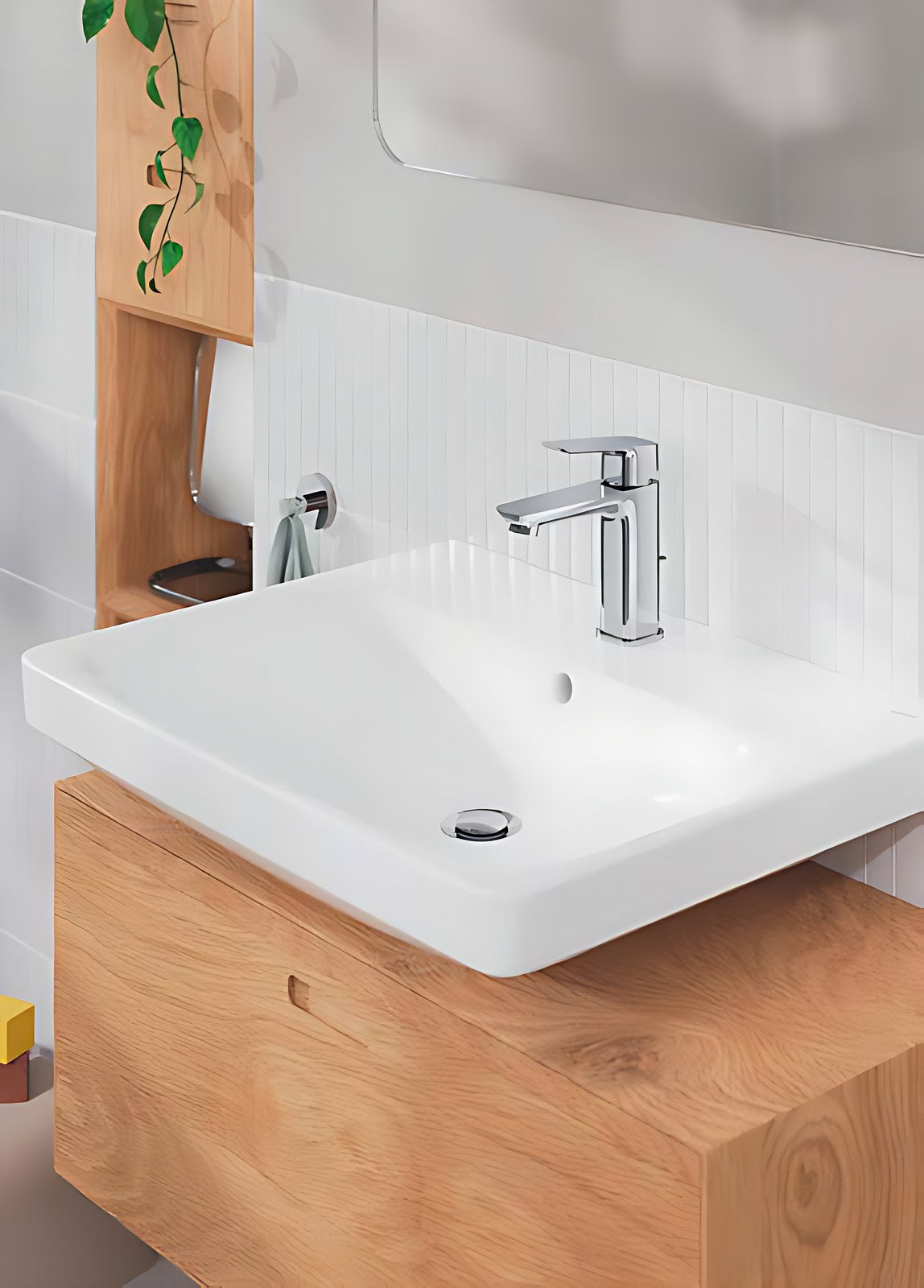 Mitigeur lavabo Cubéo taille M chromé