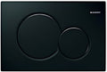Plaque de commande Sigma 01 rond, noire