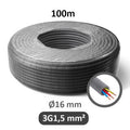 Gaine ICTA préfilée 3G1,5 mm² Ø 16 mm couronne de 100 m – Preflex Qofil+ PFG16E31501 – photo 1