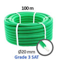Gaine ICTA préfilée câble Grade 3 SAT F/FTP Ø 20 mm couronne de 100 m – Qofil+ QOF20PTTG3S – photo 1