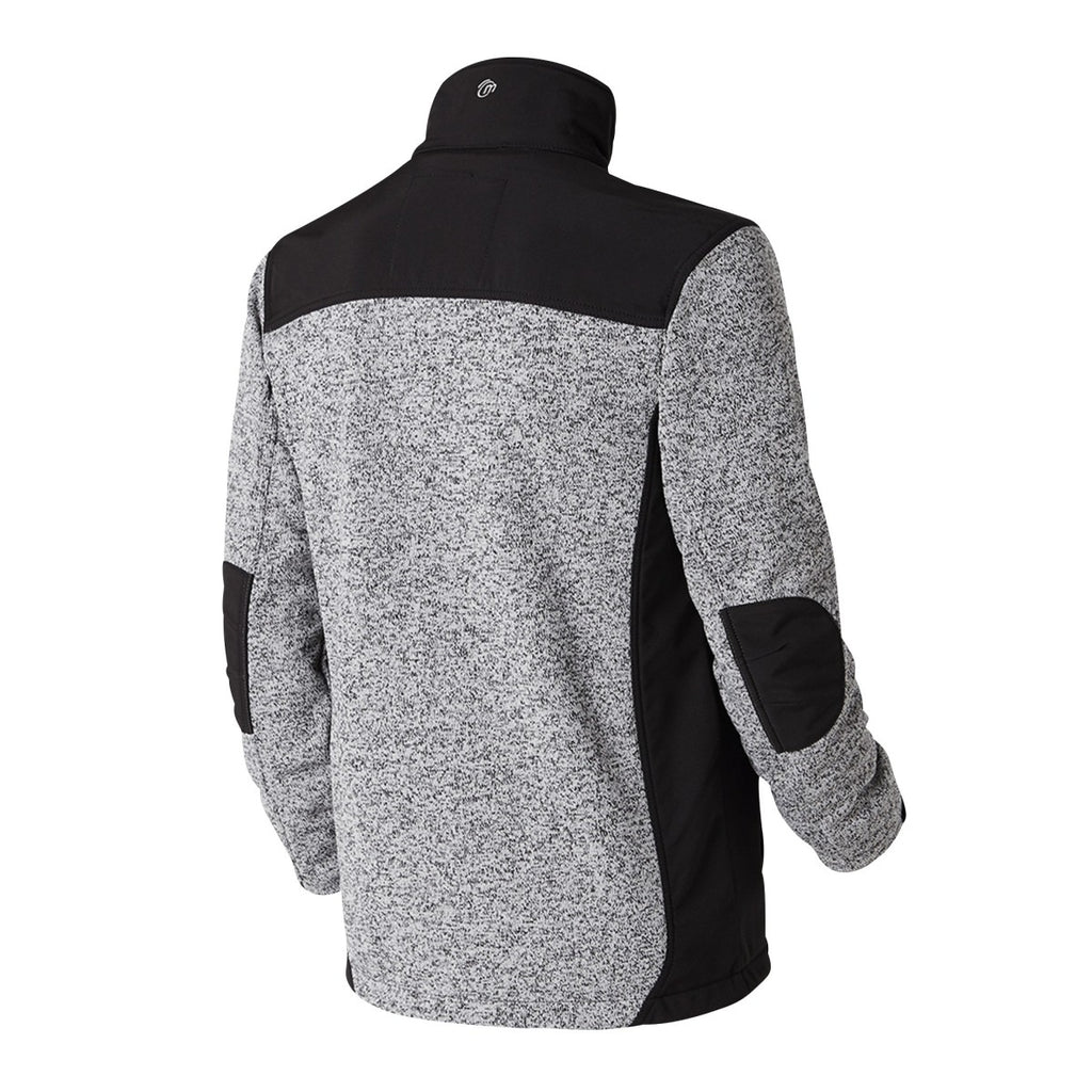 Veste softshell de travail – PULS Explore (0318) – Molinel – gris anthracite chiné / noir – photo 2