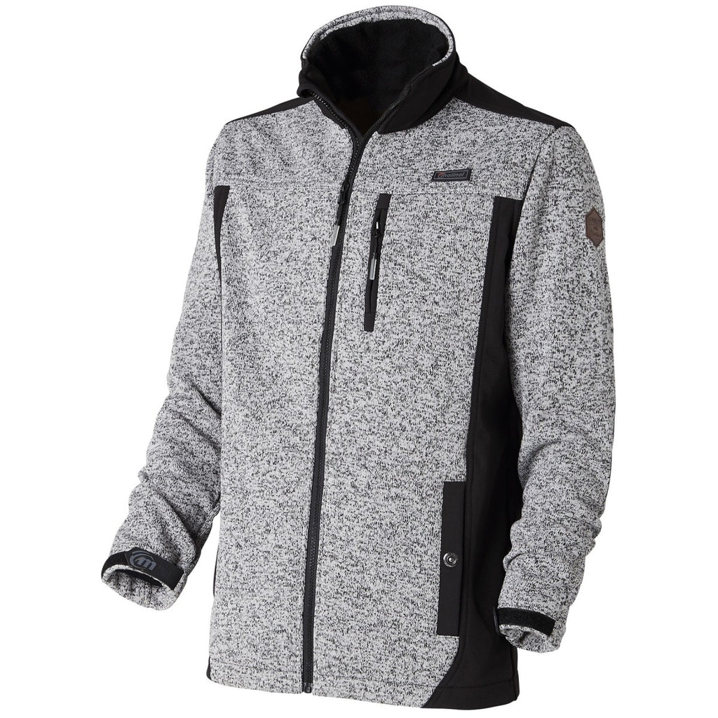 Veste softshell de travail – PULS Explore (0318) – Molinel – gris anthracite chiné / noir – photo 1