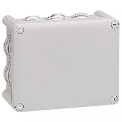 Boîte de dérivation étanche Plexo rectangulaire 155 × 110 × 74 mm 10 embouts gris – Legrand